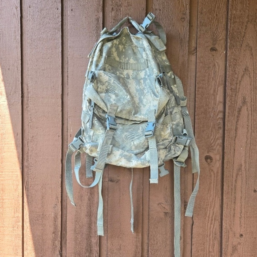 US Military ACU Digital Camo Assault Pack & Emergency Survival Gear Lot